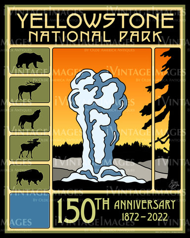 150th Anniversary Yellowstone Park