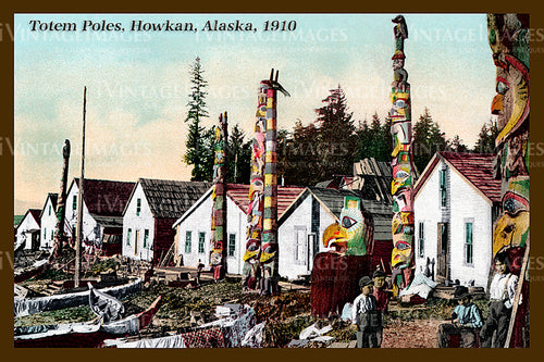 Alaska Totem Poles 3 - 1910- 011