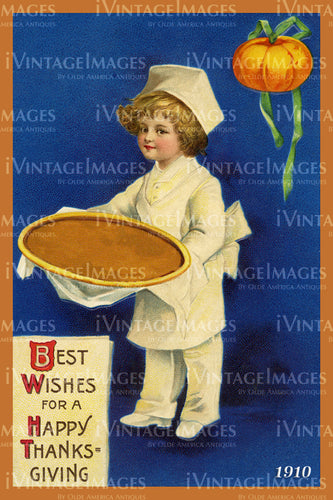 1909 Thanksgiving Postcard - 12
