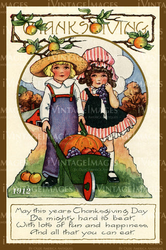 1912 Thanksgiving Postcard - 29