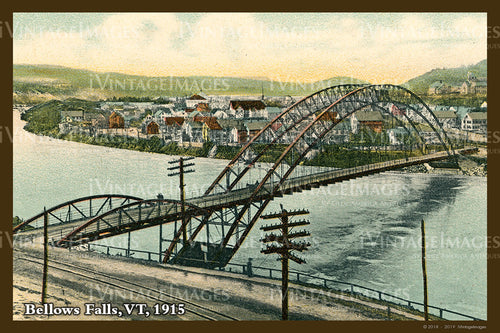 Bellow Falls Postcard 1915 - 016