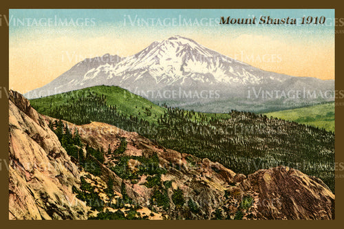 Mount Shasta Postcard 1910 - 03