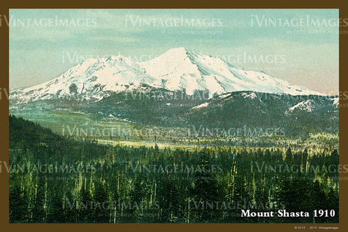 Mount Shasta Postcard 1910 - 05