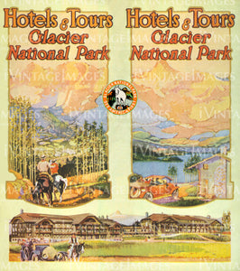 1916 Glacier National Park Hotels and Tours