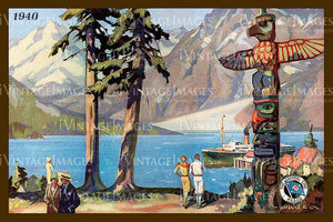 Alaska Totem Pole 2 - 1940- 010