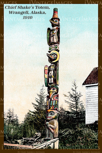 Alaska Totem Pole 4 - 1910- 012