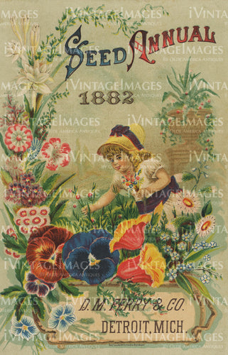 1882 Flower Catalog Cover - 002
