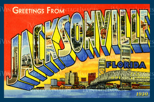 Jacksonville Large Letter 1930 - 1