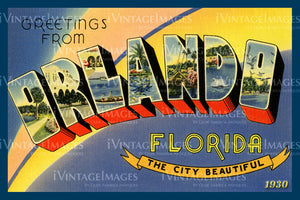 Orlando Large Letter 1930 - 1