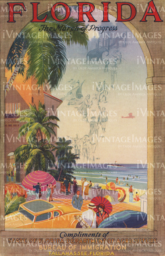 Florida Brochure Cover 1925 - 1