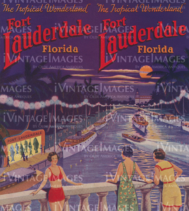Fort Lauderdale Florida Brochure Cover 1925