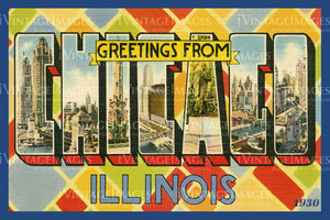 Chicago Large Letter 1930 - 3