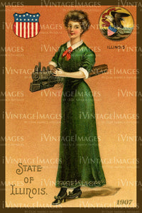 Illinois State Woman 1907