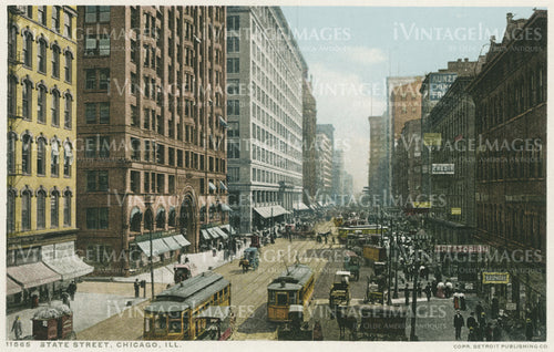 Chicago State Street 1910 - 1