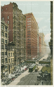 Chicago La Salle Street 1910