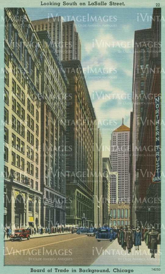 Chicago La Salle Street 1935
