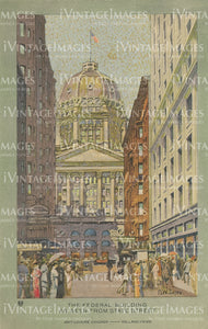 12 - Art Set of 12 - Federal Building 1925