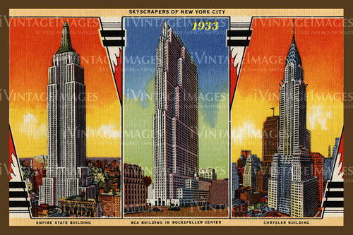 Skyscrapers of New York City 1933