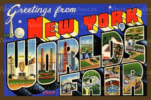 Greetings New York World Fair 1939 - 1