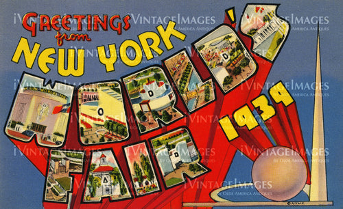 Greetings New York World Fair 1939 - 2