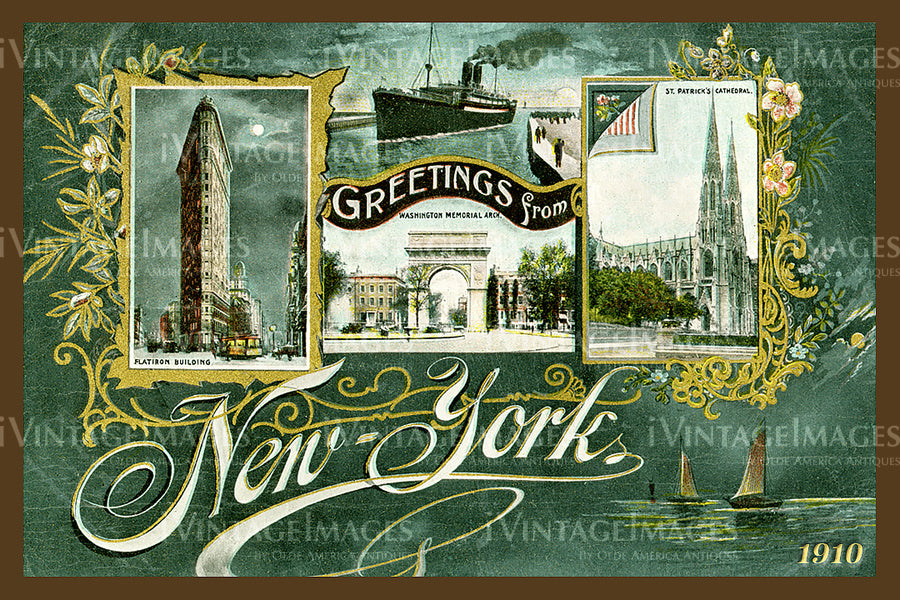 Greetings from New York 1910 - 2