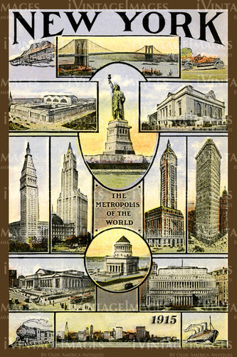 New York City Multiview 1915