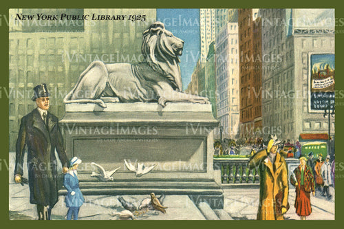 New York Public Library Artwork 1925