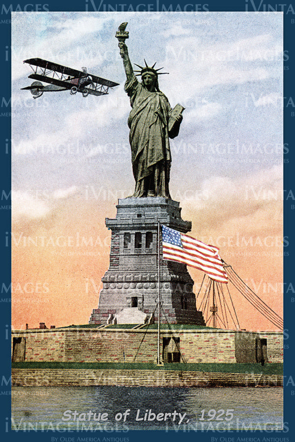 Statue of Liberty Aeroplane 1925