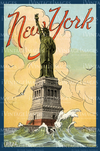 Statue of Liberty New York 1924