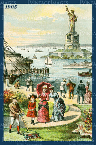Statue of Liberty Lawn Mower 1905