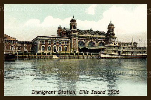 Immigrant Station Ellis Island 1906