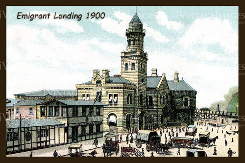 Emigrant Landing Ellis Island 1900