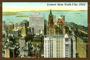 Lower New York City 1912