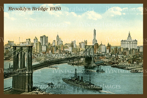 Brooklyn Bridge 1920