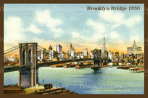 Brooklyn Bridge 1950 - 2