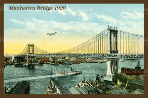 Manhattan Bridge 1920