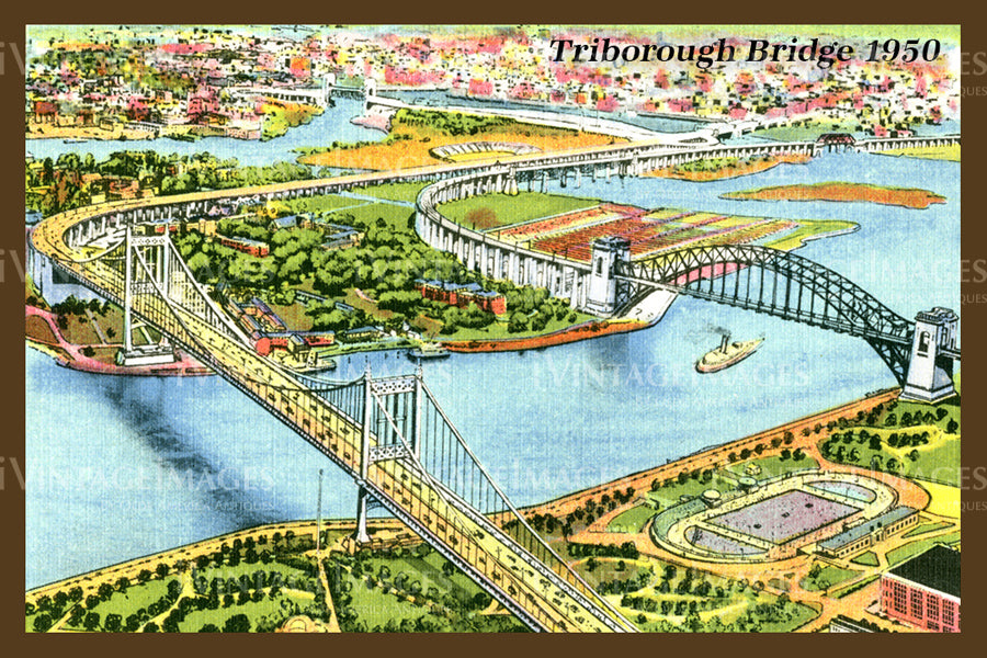Triborough Bridge 1950