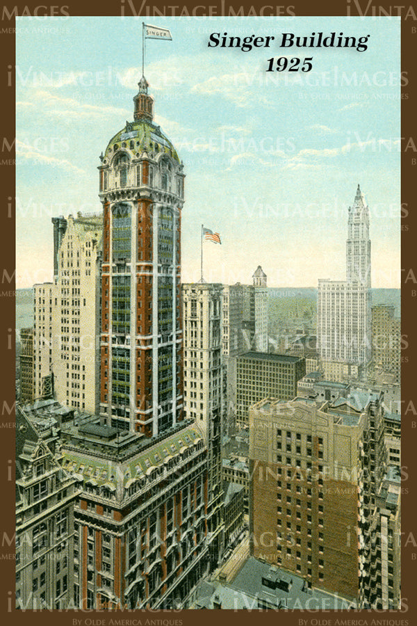 Singer Building 1925