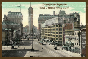 Longacre Square and Times Building 1915 - 2
