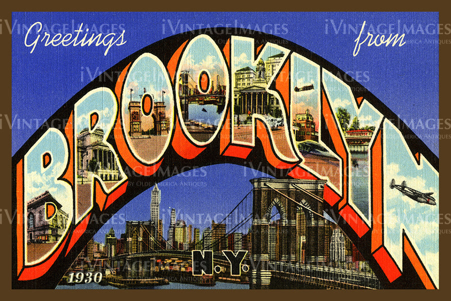 Brooklyn Large Letter 1930