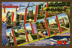 Long Island Large Letter 1930 - 1