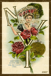 New York State Girl 1907