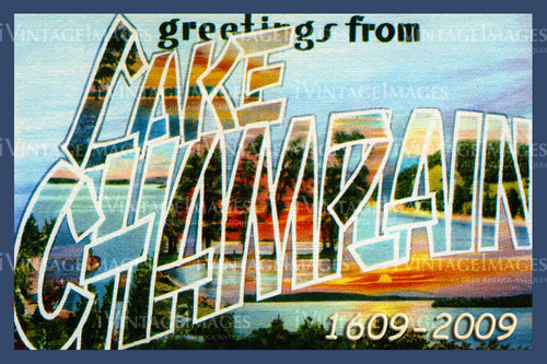 Lake Champlain Large Letter 1609-2009