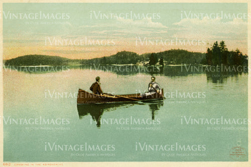 Canoeing in the Adirondacks 1902