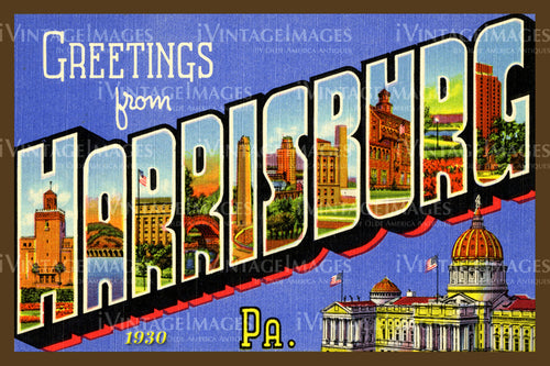 Harrisburg Large Letter 1930