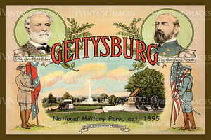 Gettysburg National Military Park 1895 - 1