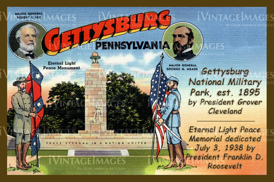 Gettysburg National Military Park 1895 - 2