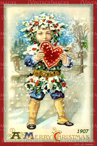 1907 Christmas Postcard - 002