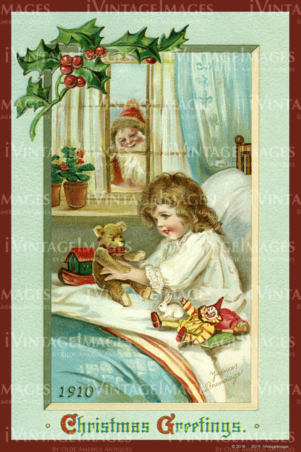 1910 Christmas Postcard - 010