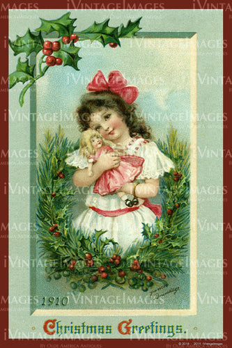 1910 Christmas Postcard - 011